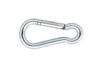 Feuerwehrkarabiner, galv. verzinkt