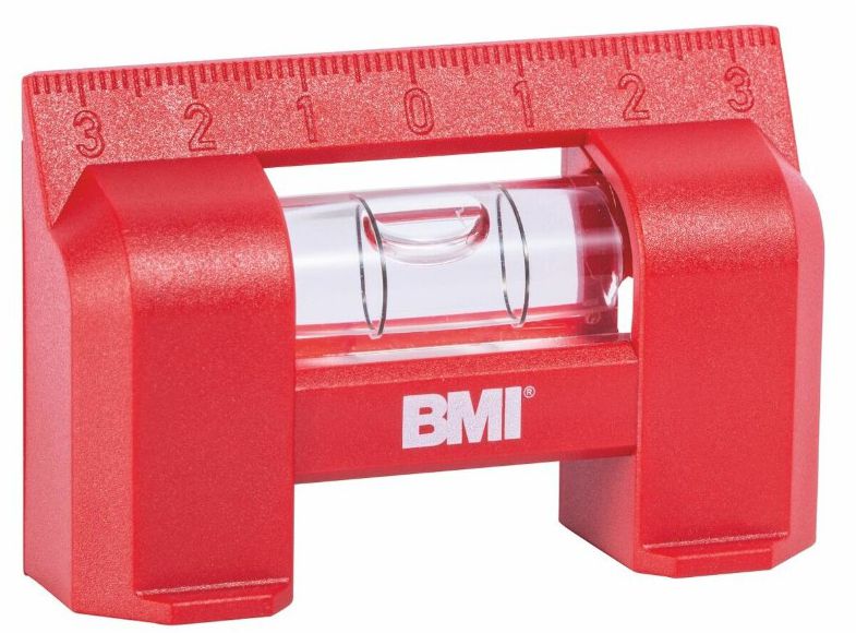 BMI Wasserwaage mit Magneten 7cm, Messgenauigkeit 1mm/m - Nivellieren