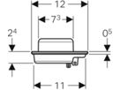 Sifoneinsatz 388.108.00.1 Sifonierhöhe 27mm - Geberit-PE-Formstücke