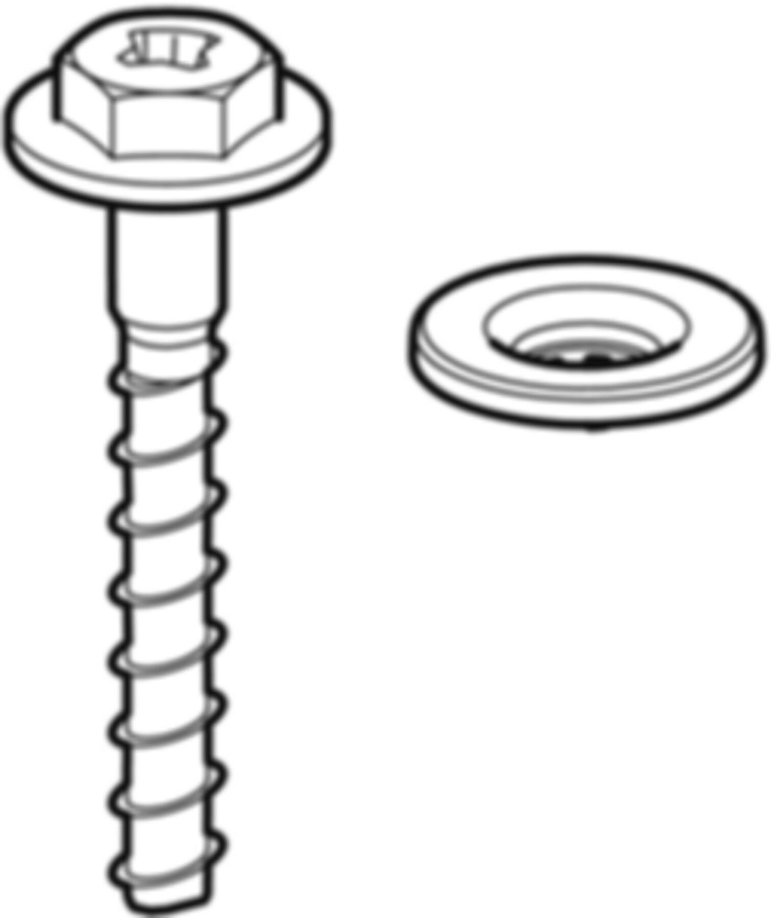 Betonschraube 461.158.00.1 - Geberit-Duofix