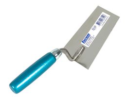 CRAFT TOOLS Berner Putzkelle, Stahl L= 120mm , blaues Holzheft - Gartenbauwerkzeuge