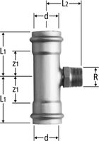 T-Stücke NUSSBAUM Optipress-Aquaplus