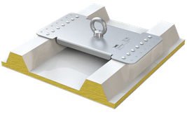 Anschlagpunkt mit Grundplatte Metalldach LX-SW-N-333 ABS Lock X-Rivet - ABS Absturzsicherung
