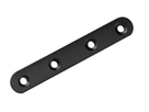Hettich Verbindungsblech Stahl schwarz, 15 x 100mm, Stärke 2mm - Diverse Möbelbeschläge und Zubehör