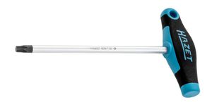 HAZET Schraubenzieher, mit T-Griff, TORX 828-T7, L1: 80mm, L2: 98mm - Schraubenzieher