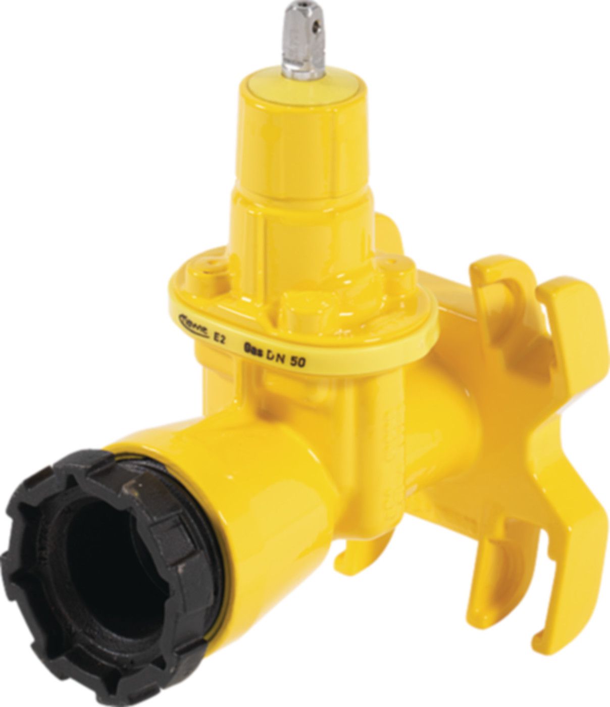 Universal-Schieberschelle für Gas 2725 mit SRM, Typ B, Doppelbügel DN 100-500 - Hawle Hausanschluss- und Anbohrarmaturen