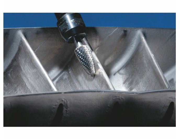 HM-Frässtift, Rundbogenform RBF 1225/6 Z-TOUGH, Schaft Ø 6mm - Schleifen, Trennen