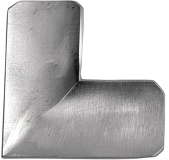 Eck-Auflageblech breite Ausführung HI. 48.3 mm S235JR - INOXTECH-Handlauf-/Geländer-System