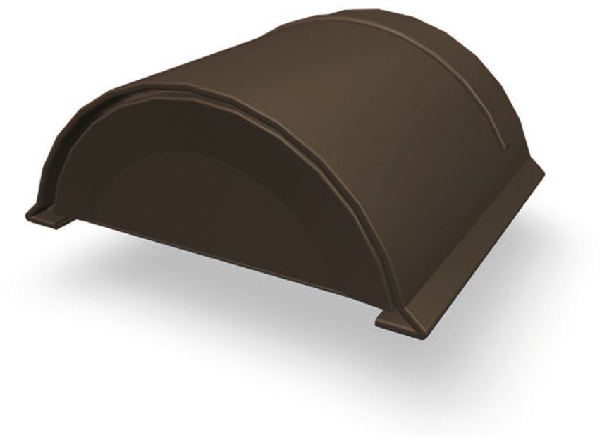 PREFA Jet-Lüfter-Vorkopf stucco 01 P.10 Braun 110613 - PREFA Dachsysteme