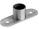 Handlaufsteckrohr mit doppels ru Wandpl 42.4 mm geschliffen 126837 - INOXTECH-Handlauf-/Geländer-System