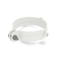 Rohrschelle für Ablaufrohr, mit M10 Gewinde Ø60 mm, P.10 prefaweiss 202805 - PREFA Dachentwässerungssysteme