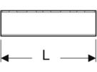 Tragschiene 200-315 L=5m 363.863.00.1 - Geberit-Dachentwässerung