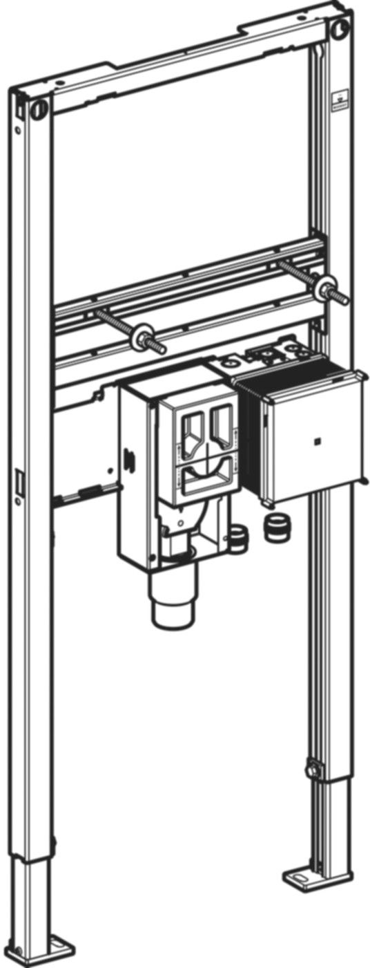 Element für Waschtisch 111.557.00.2 Typ 112, Standarmatur m/UP-Funktionsbox - Geberit-Duofix