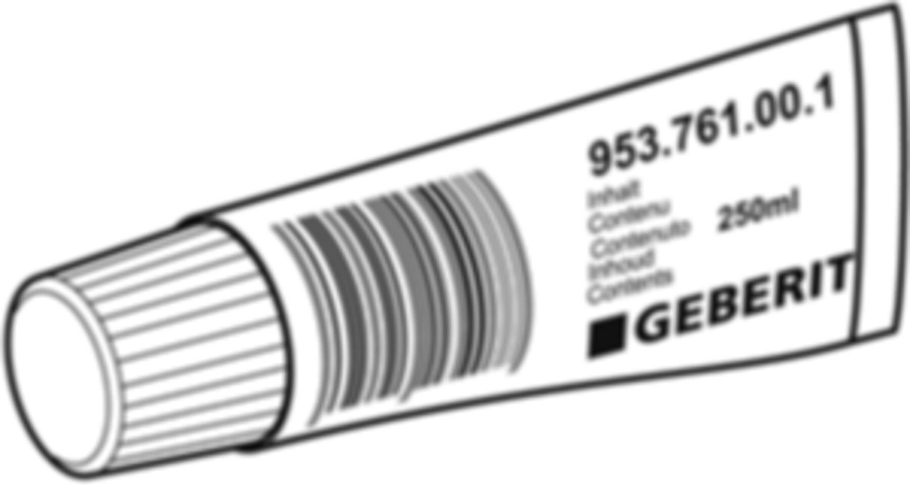 Gleitmittel 250ml 953.761.00.1 - Geberit Werkzeuge und Zubehör