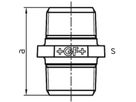 Doppelnippel 280 V 11/2" 770 280 208 - GF verz. Tempergussfittings