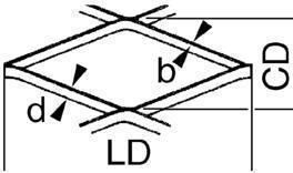 1000/2000/10/5/1.0/0.5 mm - Streckmetall DD12