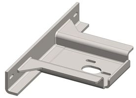 Multi-Befestigungskonsole , Halter Typ 1 inkl. U-Scheibe + Muttern , B:560 mm , Ausladung:2 - INOXTECH-Handlauf-/Geländer-System