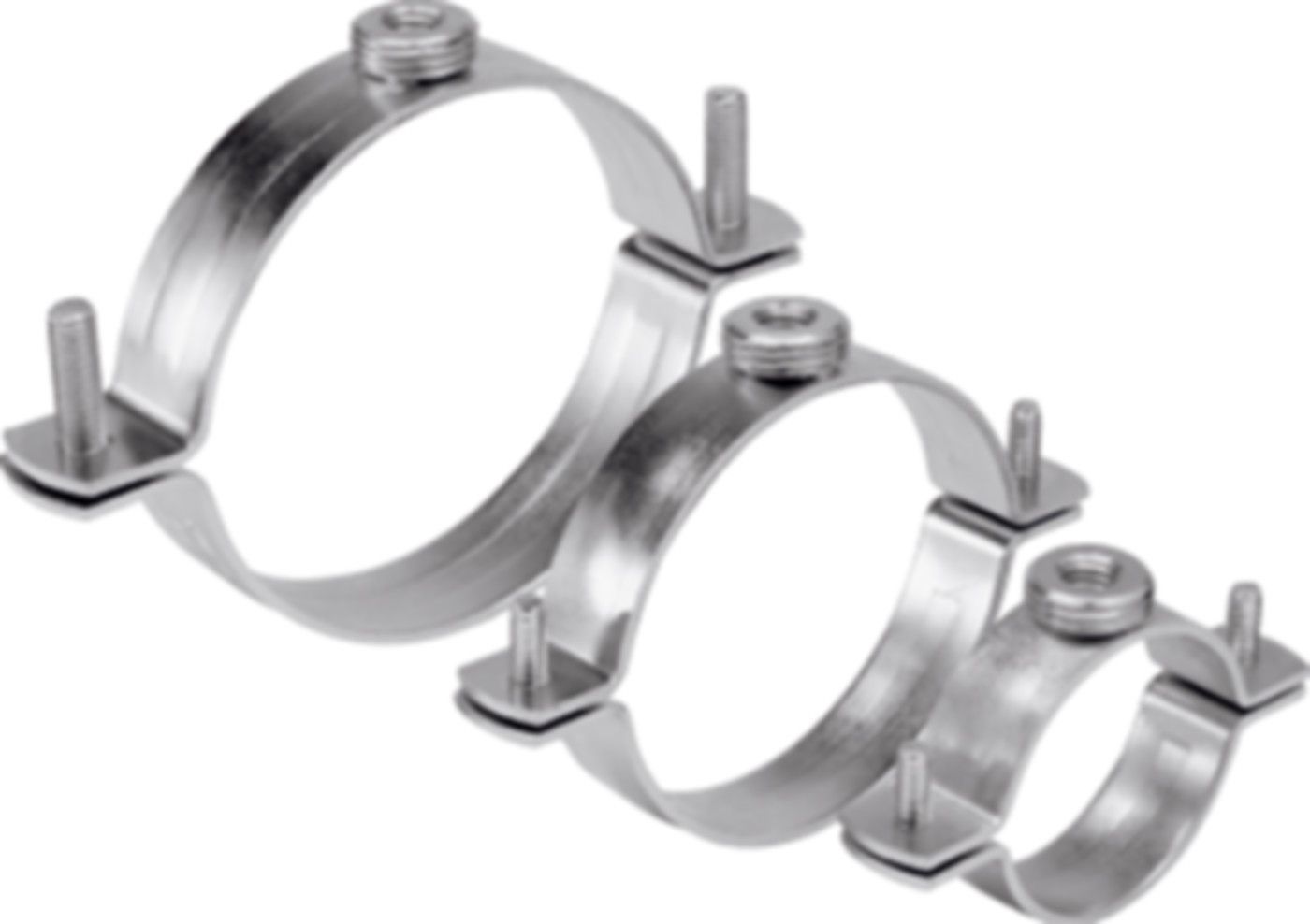 BSF-Combi o.Gummi,ohne Muffe 1/2"/M10 85 - 92.5 mm 3" 51811 - Flamco-Rohrschellen