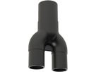 Hosen-T-Stück PE100 S5 PN 16 2 x d 40-50mm - PE100 Stutzenformstücke spezial