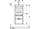 Urinal-Element Typ 112 461.654.00.1 - Geberit-GIS