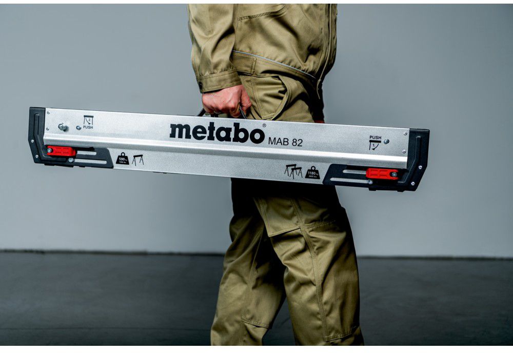 Arbeitsbock-Set MAB 82 H=615-820mm , Max 590 Kg/stk - Metabo Elektrowerkzeuge