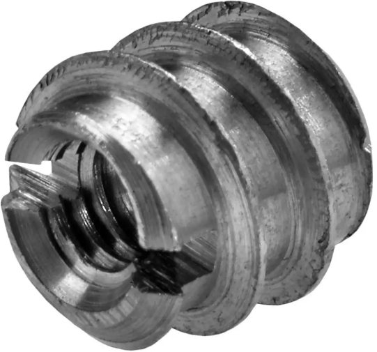 Hettich Eindreh-Muffe Stahlguss, Bohrloch D = 6mm, M4 x 10mm, à 8 Stk - Diverse Möbelbeschläge und Zubehör