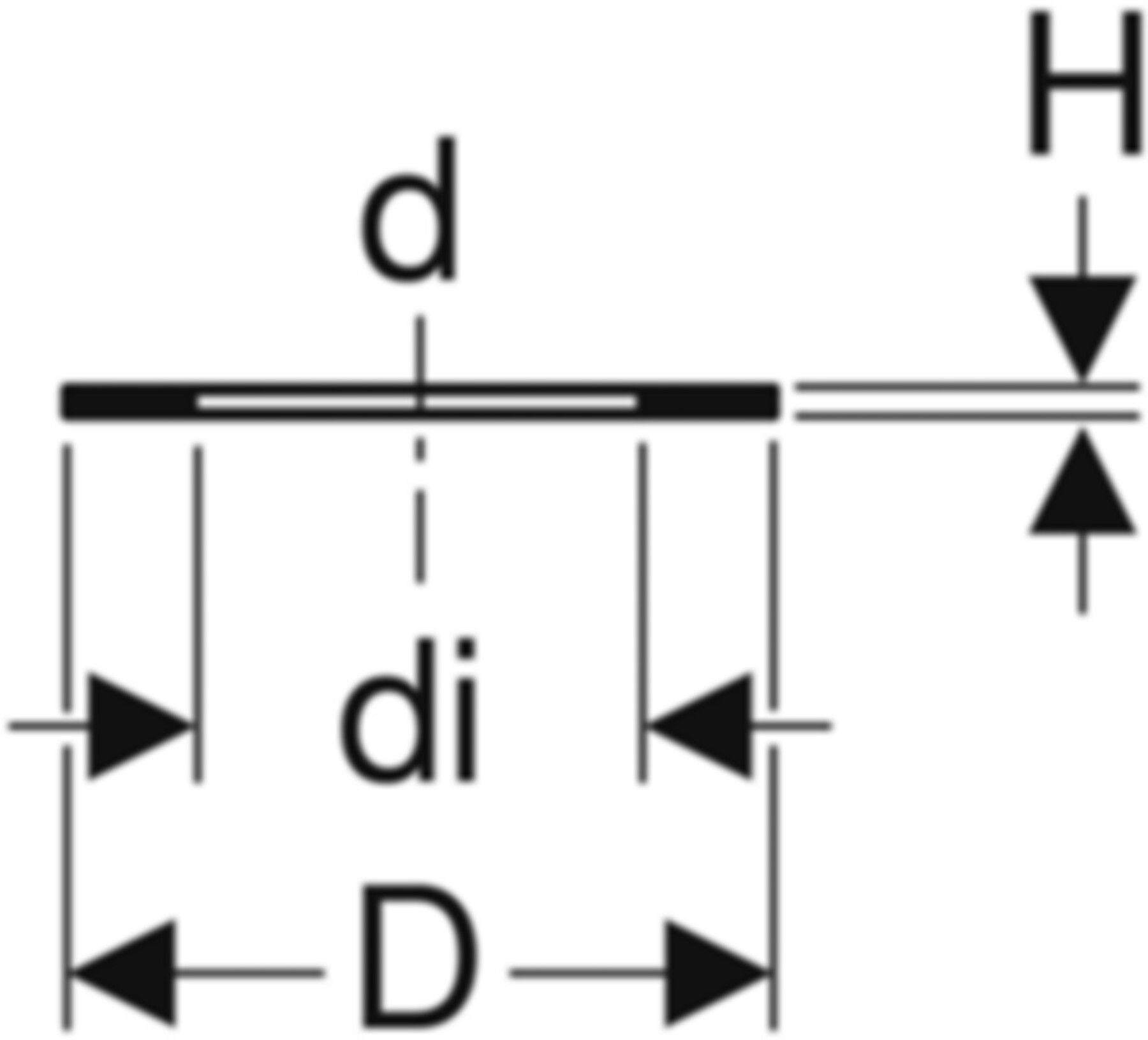 Flanschdichtung d 250mm 371.742.00.1 327/238/4 mm - Geberit-PE-Formstücke