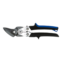 Erdi Ideal-Schere Hebelübersetzt , Links D27AL-SB,L=260mm, schwarz/blau - Spenglerwerkzeuge
