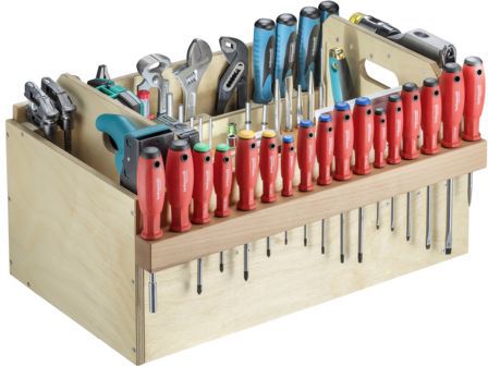 TECHNOCRAFT Werkzeugkiste Pro Flex 170 tlg. , 2 Kunststoffkisten + 1 Rollwagen - Schlüsselwerkzeuge
