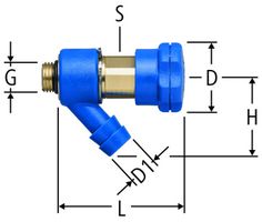 Entleerungsventil PN16 1/4" 22066.02 aus Messing bleifrei - Nussbaum Armaturen