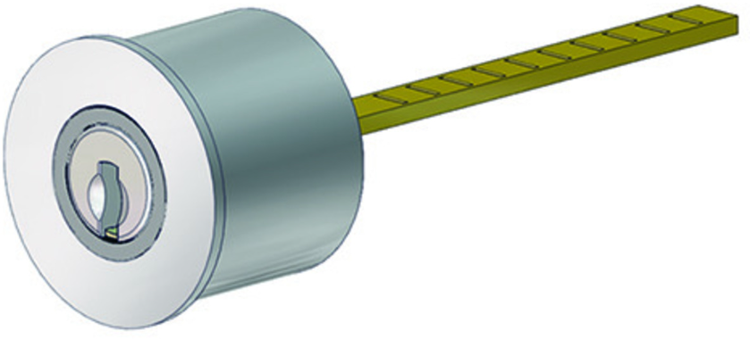 KABA 20 Aussenzylinder Typ M1007 30-80mm, mit 3 Schlüsseln - Kaba 20, Lagerprodukt
