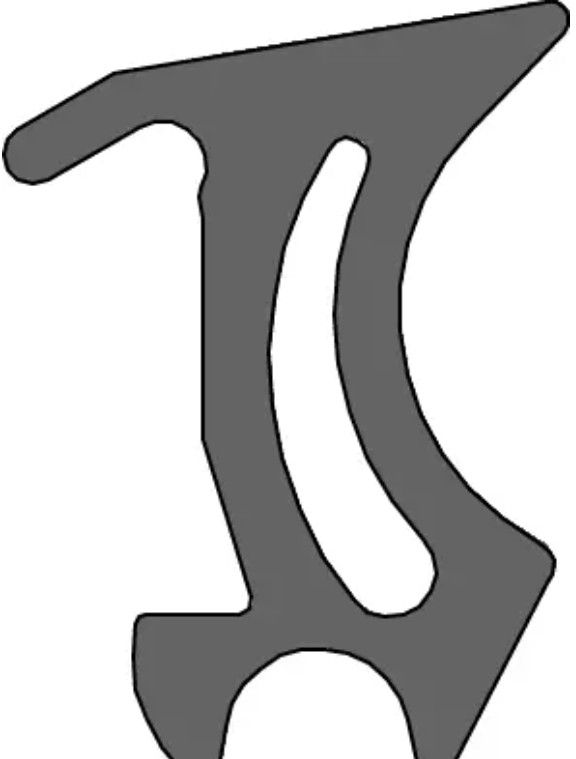 Dichtungsprofil für Trockenverglasung Für Glasdicke 17 mm, Farbe schwarz, für Einhängebl - INOXTECH-Handlauf-/Geländer-System