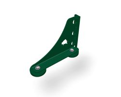 PREFA Haken für Schneerechensystem 06 P.10 Moosgrün VE 2 Stk. 120187 - PREFA Dachsysteme