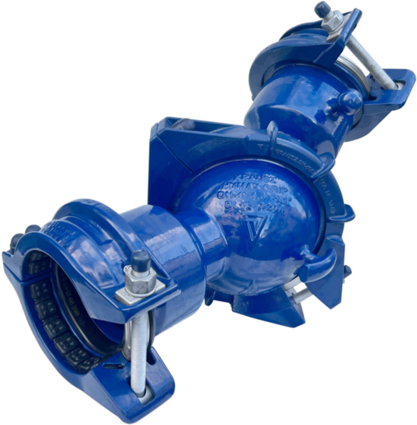 Hymax Flex mit Drehgelenk   0° - 90° DN 100 längskraftschlüssig - Hymax-Kupplungen