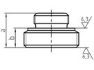 Einschraubteil 373 V 1"- G 11/2" 770 373 206 - GF verz. Tempergussfittings