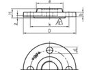 Flansch PN 16 329 S 3/4" 4-Loch 770 329 105 - GF schw. Tempergussfittings