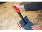 STUBAI Quetsch-Falzzange, gerade PVC Isoliert 2828 01 , B=80 mm , PVC Isoliert , durchgesteckt - Spenglerwerkzeuge