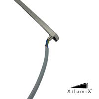 XILUMIX LED-Anschlusselement Ganzglasgeländer 22mm 3000° K , Länge bis 1m - LED-Handlauf System