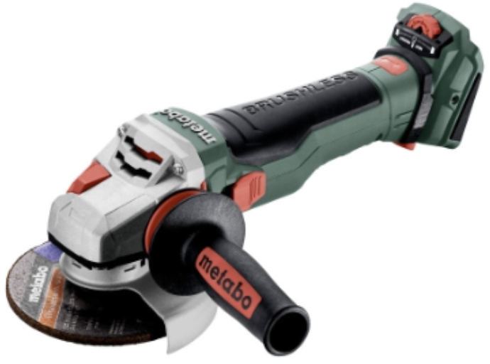 Akku-Winkelschleifer WVB 18 LTX BL 15-125 Quick 18 V , Ø 125mm ,  Solo in MetaBOX - Metabo Elektrowerkzeuge