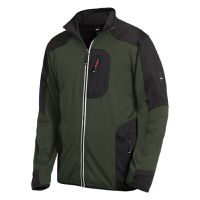 FHB RALF Jersey-Fleece-Jacke oliv-schwarz Gr. 2XL - Textilien