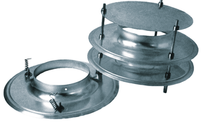 Alu blank 3D ohne Anschl. 100 mm - Sairlift Kaminhüte