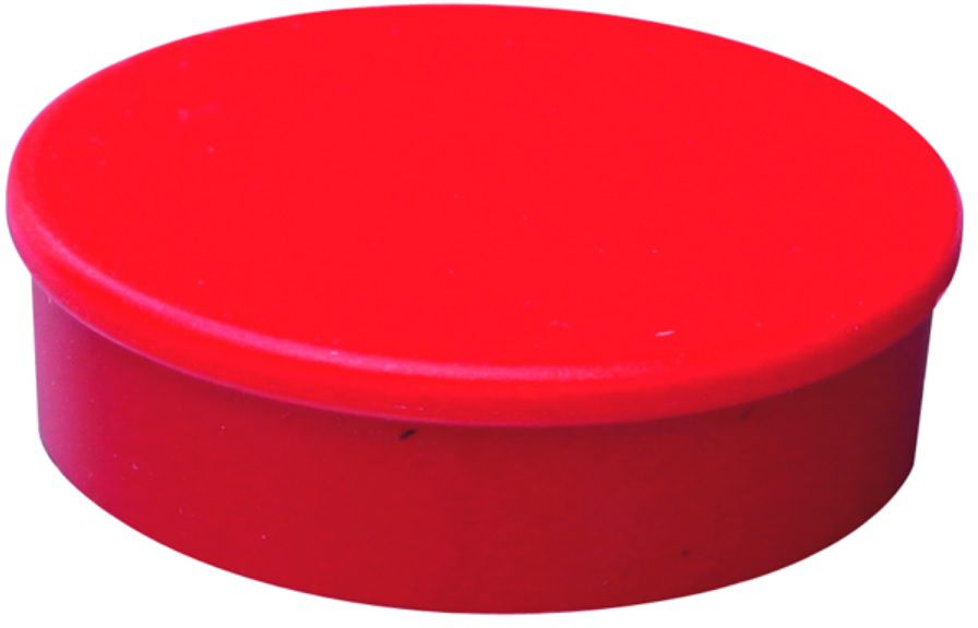 Haftmagnet, rot Ø 16mm, H= 7mm, Haftkraft 320g - Heften, Schneiden