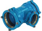 T-Stück mit Steckmuffen 7260 d 225/110mm - Hawle System 2000
