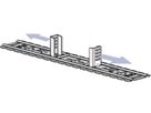 Starfix-Varioplate Typ 1 50-125mm 5195 Fusslänge 176mm - Schänis-Einlegerohrschellen Starfix