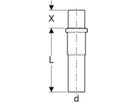 Dehnungselement d 110 mm 367.701.16.1 - Geberit-PE-Formstücke