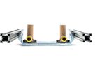Armaturenplatte für GIS Profil mit Armaturenanschl. 1/2" x 20mm 5458.022 - JRG Sanipex-Rohre und Formstücke