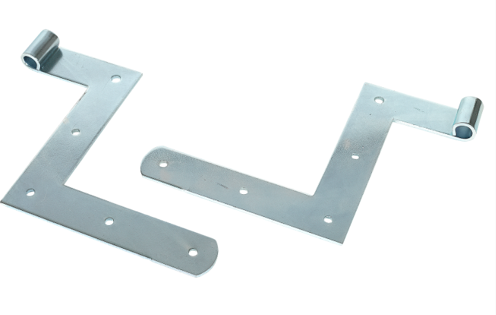 SANER Jalousiewinkelband gestanzt, Stahl LxH=150x150mm, verzinkt - Jalousiebeschläge