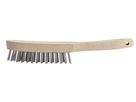 ZEINTRA Stahldrahtbürste, INOX 4-Reihen, mit Stiel, 1594R - Feilen, Bürsten