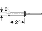 GIS-Pro Niet 4.8 x 27mm 461.701.00.1 Pack à 250 Stück - Geberit-GIS