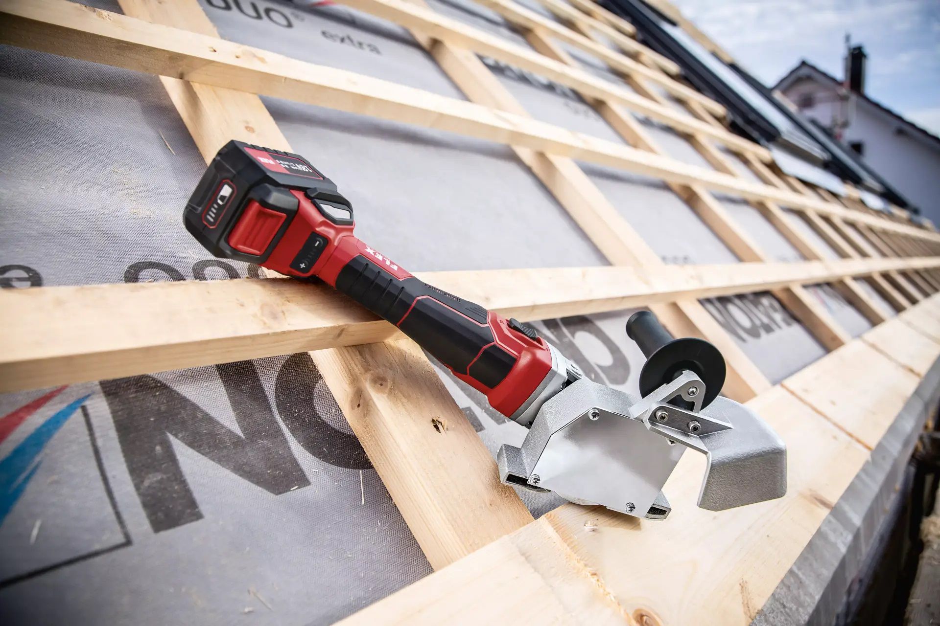 FLEX Rinnenträgereinlassfräse RFE 40 18V , 2x 5.0Ah , 3800-6200 1/min - Spenglerwerkzeuge